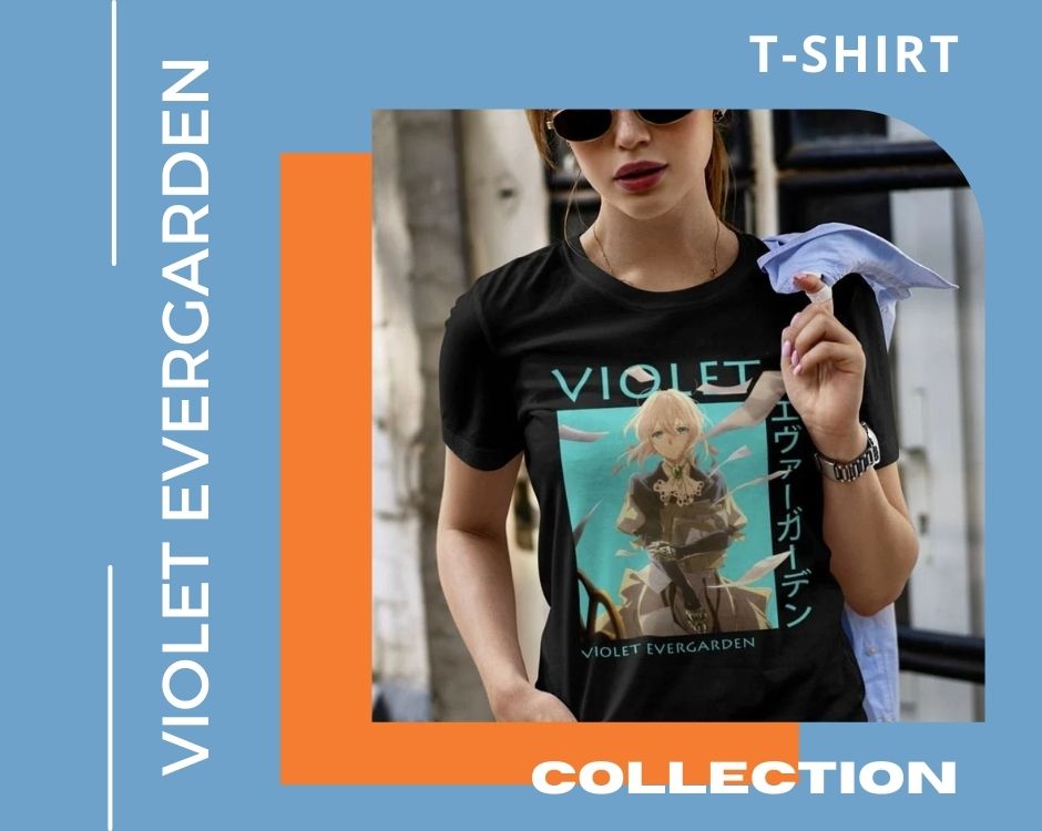no edit Violet Evergarden t shirt - Violet Evergarden Shop